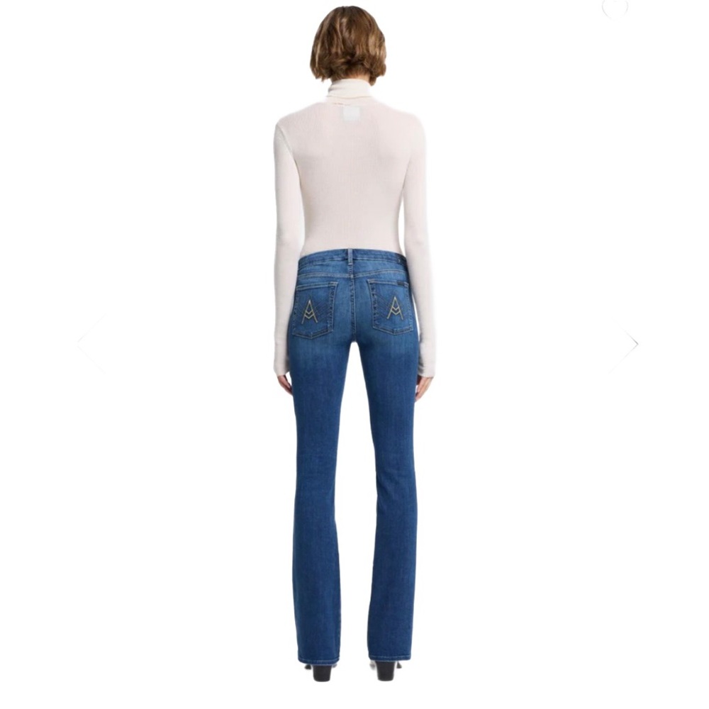 7 For All Mankind Boot Cut A Pocket Jean Size 27 NWOT - Picture 3 of 6